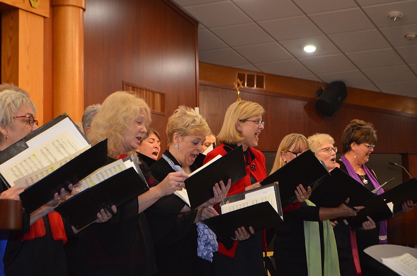 Key Chorale performed throughout the tribute to the Rev. Dr. Martin Luther King Jr.