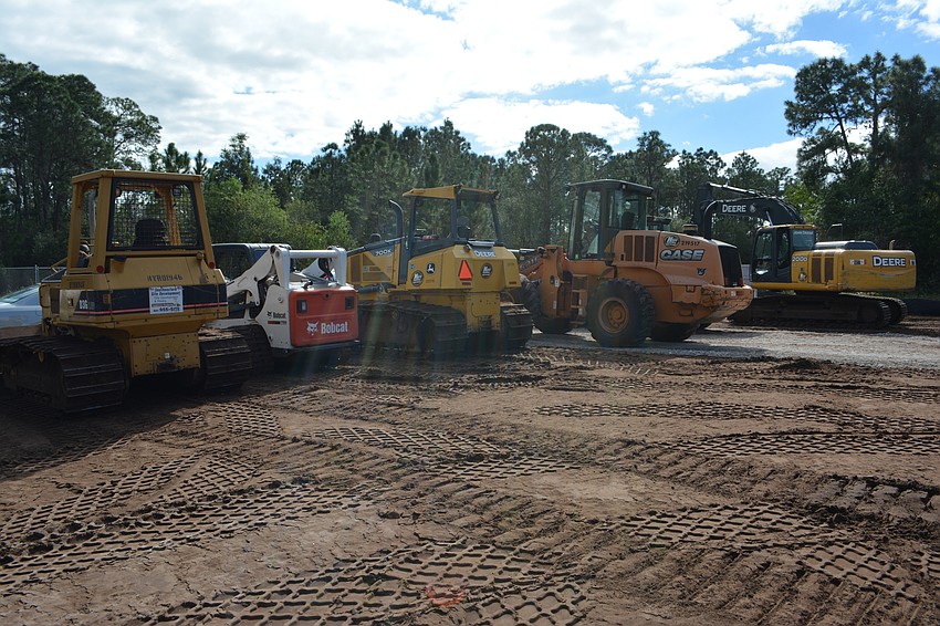 The initial groundwork has been done for the new Elks Lodge at 4602 Lena Road.