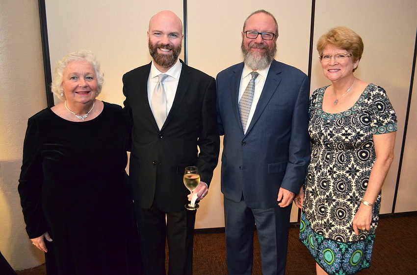 Co-Chairwoman Jean Roberts, Christopher Richard, Honoree Roger Bingaman and Co-Chairwoman Kristi Greenslade