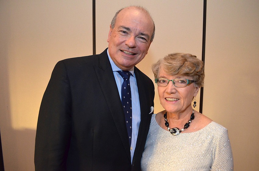 Sarasota Opera Executive Director Richard Russell and Cyvle Digirolamo