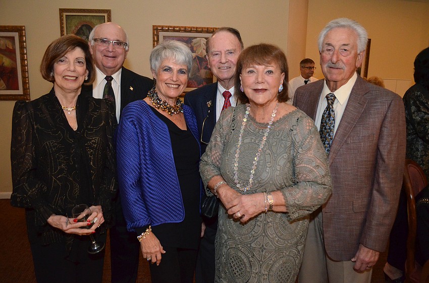 Toby Siegel, David and Edie Chaifetz, Len and Helen Glaser and Noel Siegel