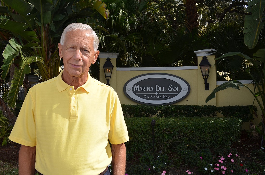 Marina del Sol residents like Ed Kroninger are afraid a hotel will negatively impact the character of Siesta Key â€” and their view of the bay.