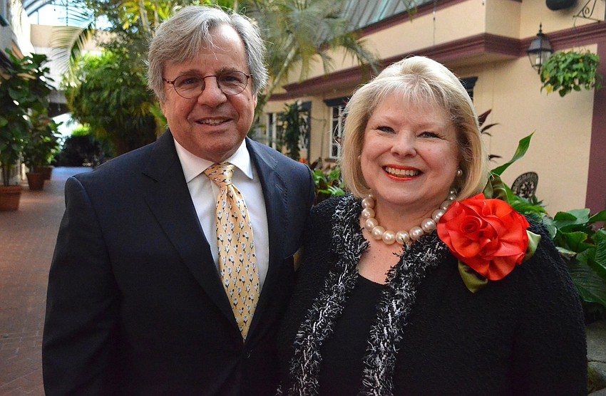 Hermitage Artist Retreat Executive Director Bruce Rodgers and Chairwoman Debbi Benedict