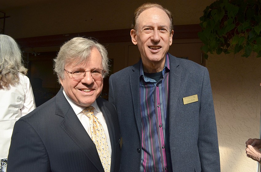 Hermitage Artist Retreat Executive Director Bruce Rodgers and Larry Bold