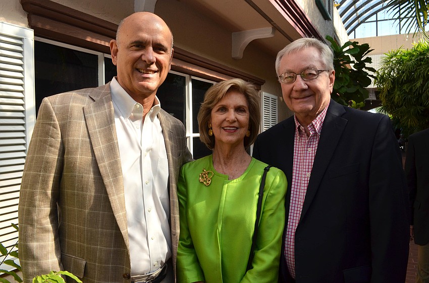 Charlie Huisking with Myrna and John Welch