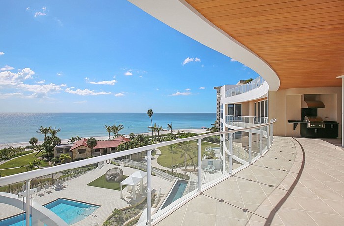 Aria is one of the only two new condominium buildings built on  Longboat Key in nearly a decade.