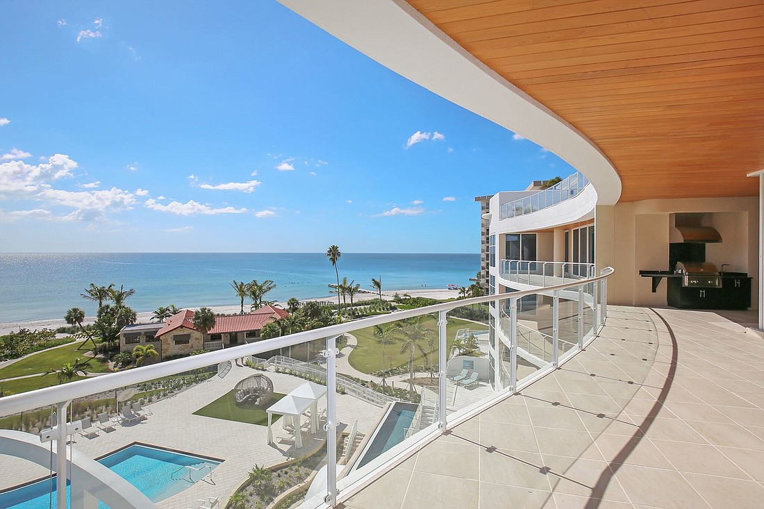 Aria is one of the only two new condominium buildings built on  Longboat Key in nearly a decade.