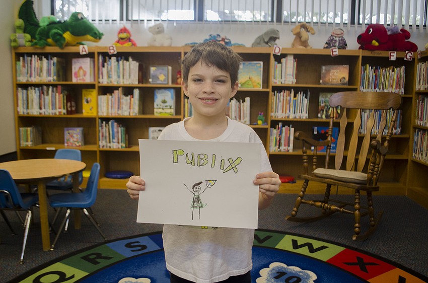 Ethan Gooch

(I want to be) a Publix worker so I can eat all the food and the cookies. I would eat cereal for breakfast, I guess. For lunch I would eat a sandwich. I guess my snacks would be cookies and juice. My dinner would be pasta.