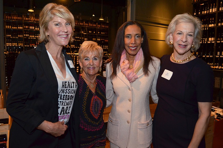 Honorees KT Curran, Bunny Skirboll, Dr. Lisa Merritt and Sue Jacobson