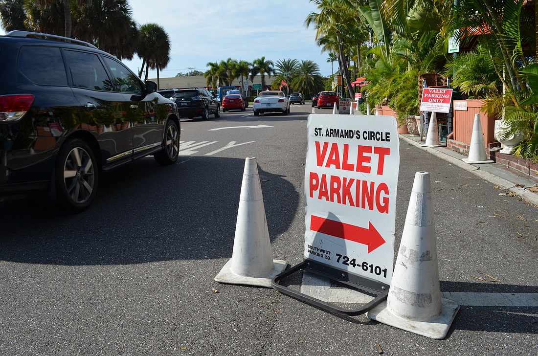 The valet stand is moving because of traffic issues, but a proposed new site has inspired similar concerns.