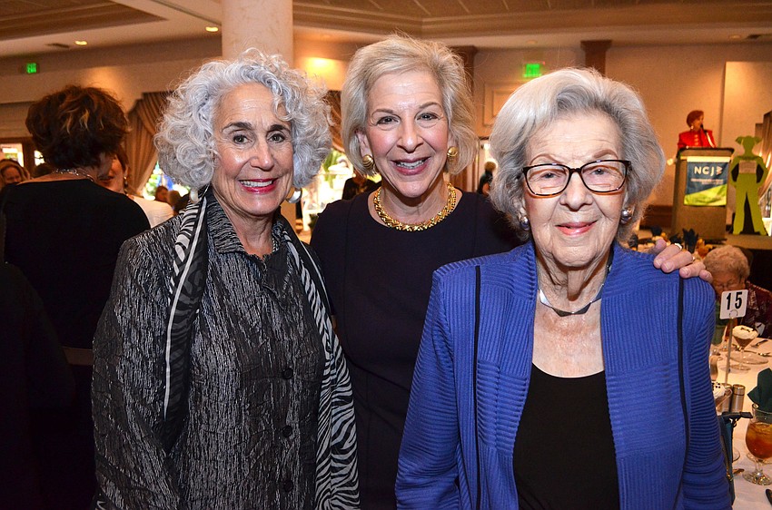Sharon Prizant with Honoree Sue Jacobson and her mother, Dorothy Jacobson