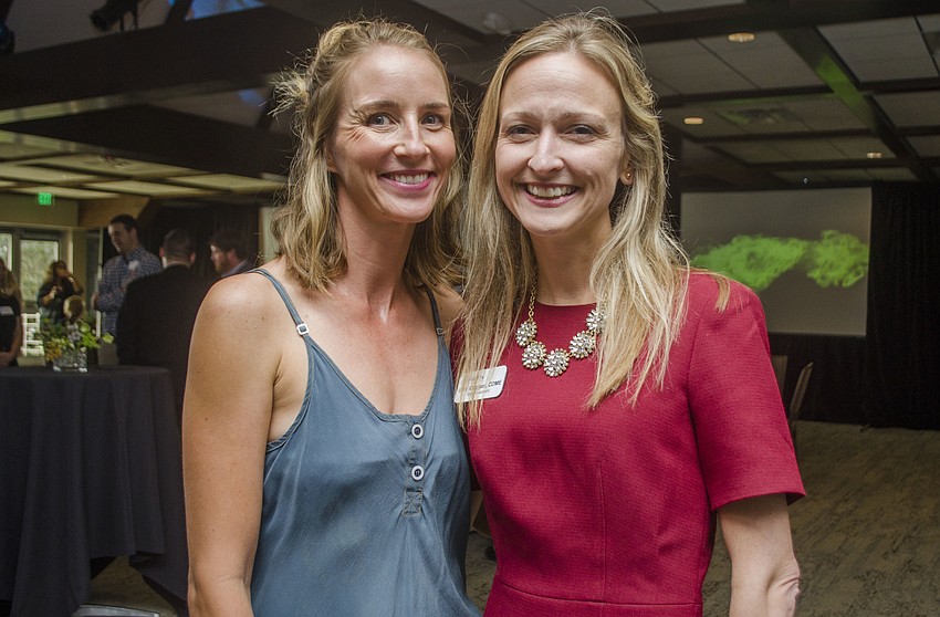 Liz Sandburg and Visit Sarasota County Vice President Erin Duggan