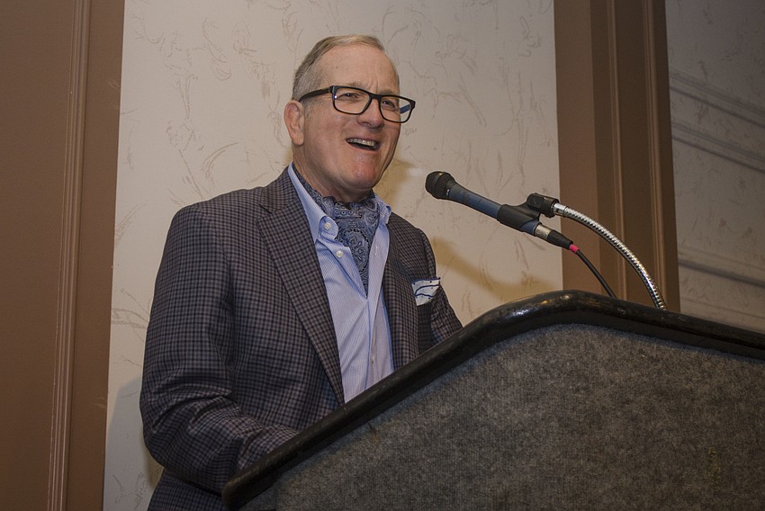 Bob Jones acted as the master of ceremonies for the event.