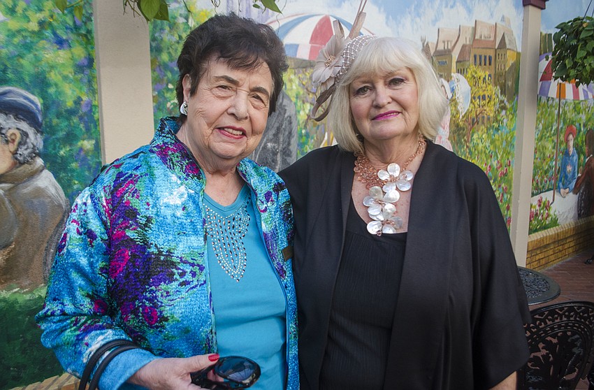 Betty Intagliata and Garden Club President C.J. Danna