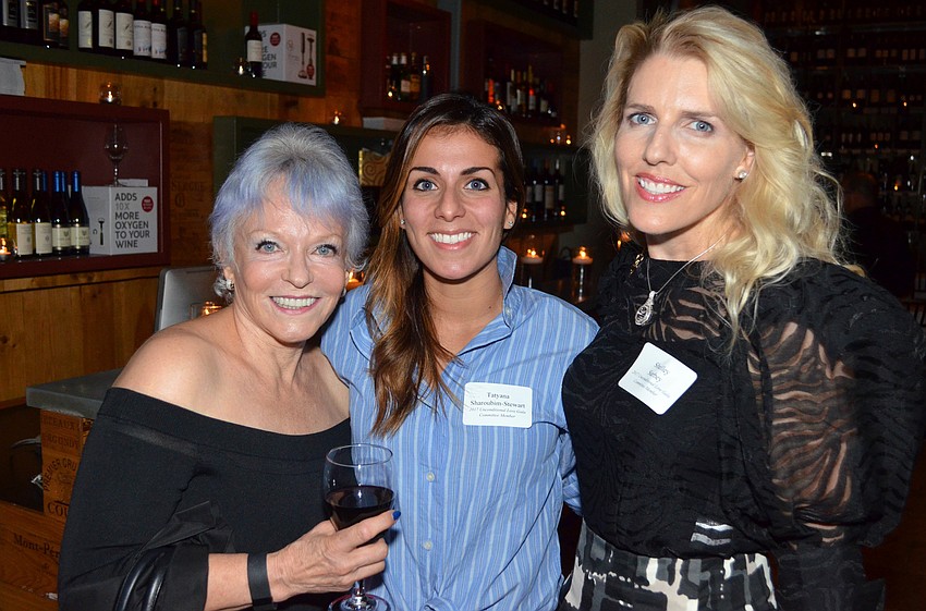 Elisabeth Waters with Co-Chairwomen Tatyana Stewart and Shelley Sarbey