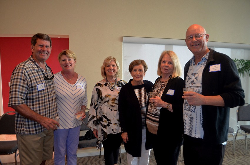 John and Jan Marshall, Linda Abramek, Mary Ahern, Jane Taylor and Ed Abramek