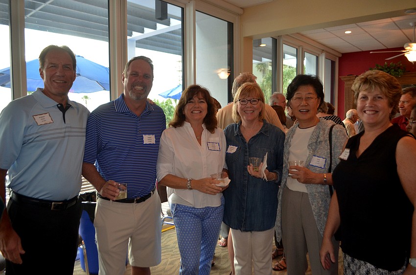 Bob Seidl, Terry and Linda Fiscus, Debbie Jennings, Suh Kim and Jean-Marie Seidl