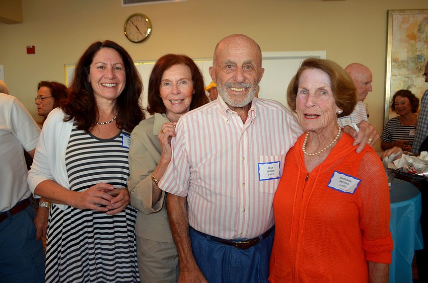 Andrew Lehman, Myrna Allen and Stan and Barbara Brown
