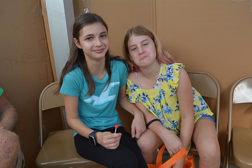 Emily Entwistle, a student at Nolan Middle, got thrown in jail with her friend, Sophie Bell, a fifth-grader at Willis Elementary.