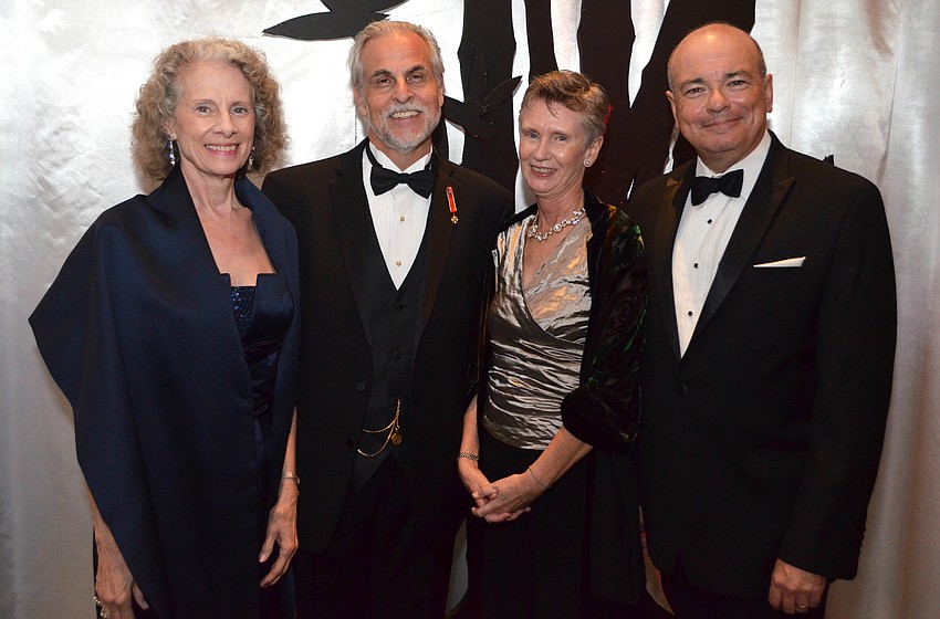 Stephanie Sundine, Sarasota Opera Artistic Director Victor DeRenzi, Cynthia Russell and Sarasota Opera Executive Director Richard Russell