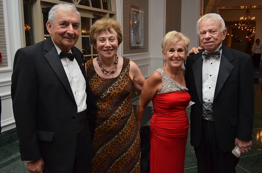Normand and Hannah Weinberg with Bunny and Mort Skirboll