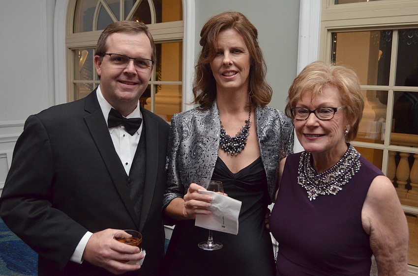 Michael and Ann Bowers with Janet Huelster