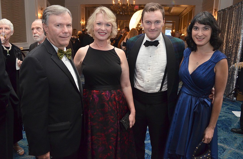 Jay and Veronica Brady with Alex Floethe and Hermione Gilpin