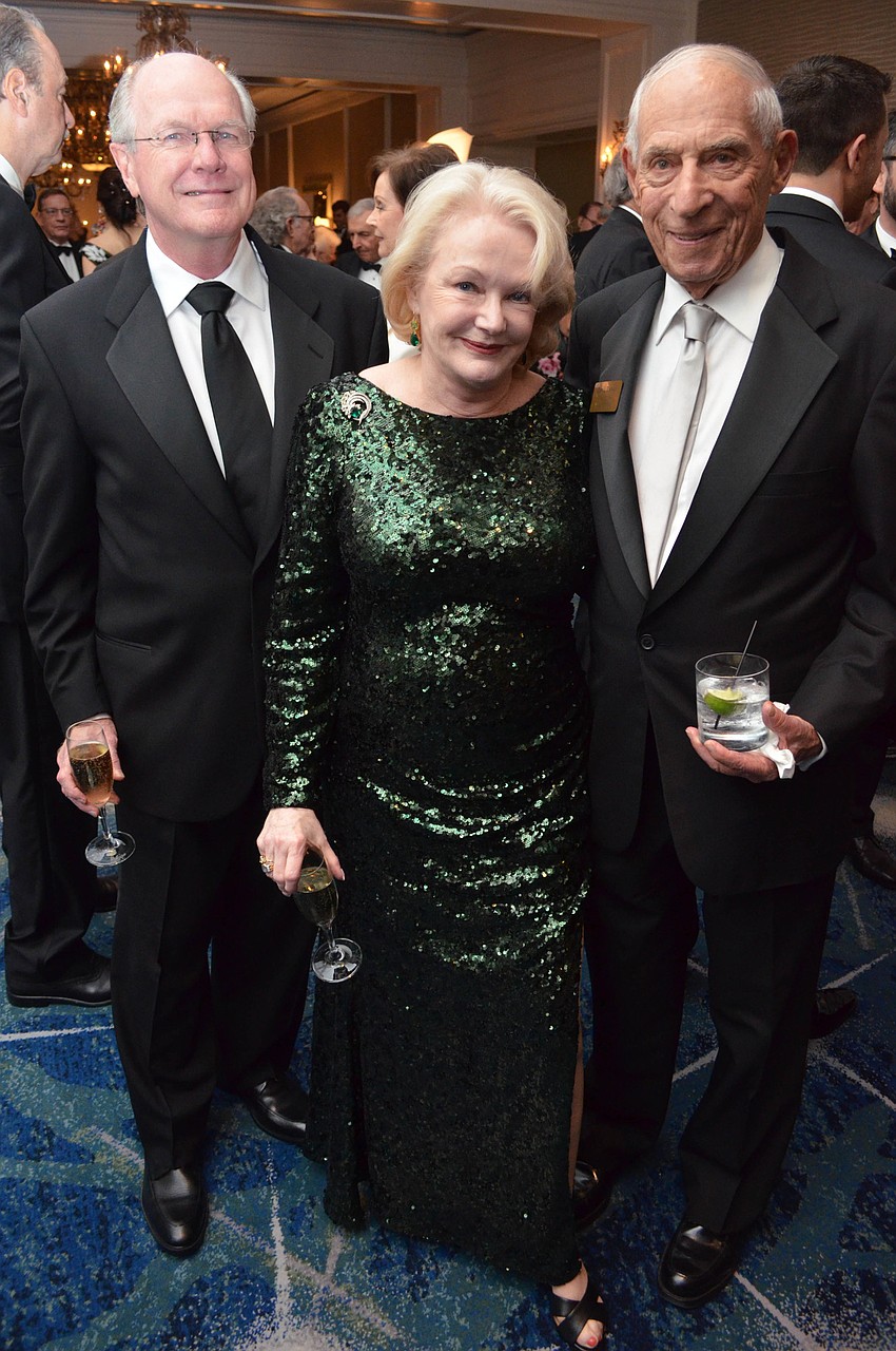 Richard and Monica Van Buskirk with Harold Ronson