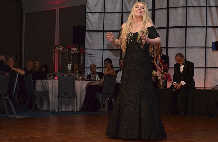 Sarasota Opera Principle Joanna Parisi, who plays Madama Butterfly in the opera’s current production, performs.