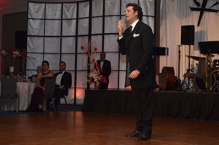 Sarasota Opera Principle Tenor Antonio Coriano performs.