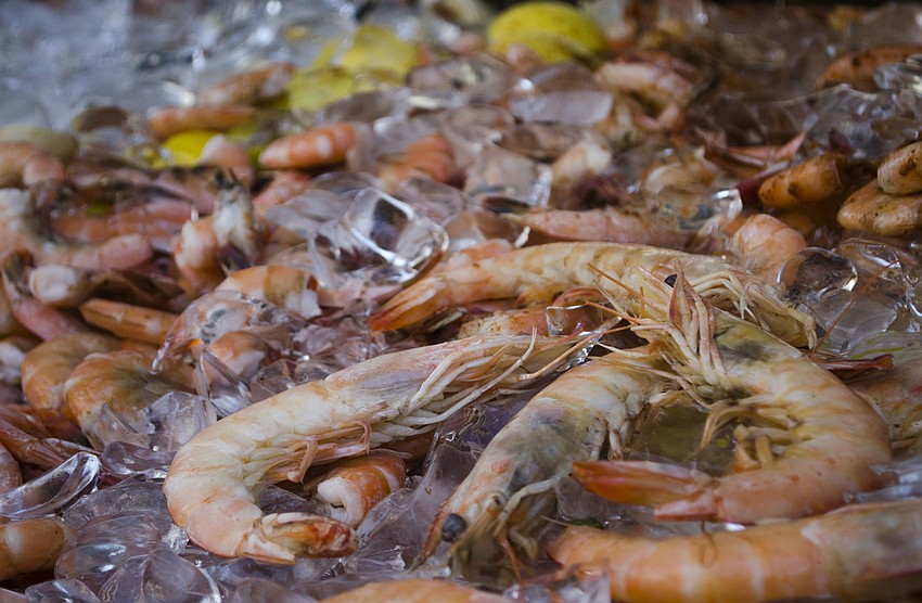 The festival featured fresh seafood from a variety of vendors.