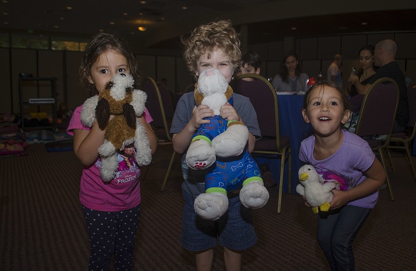 Eden Tibi, Jett Segal and Eliana Tibi