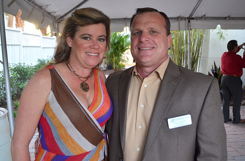 Robyn Sadlo and President of the Boys & Girls Clubs of Sarasota County Bill Sadlo
