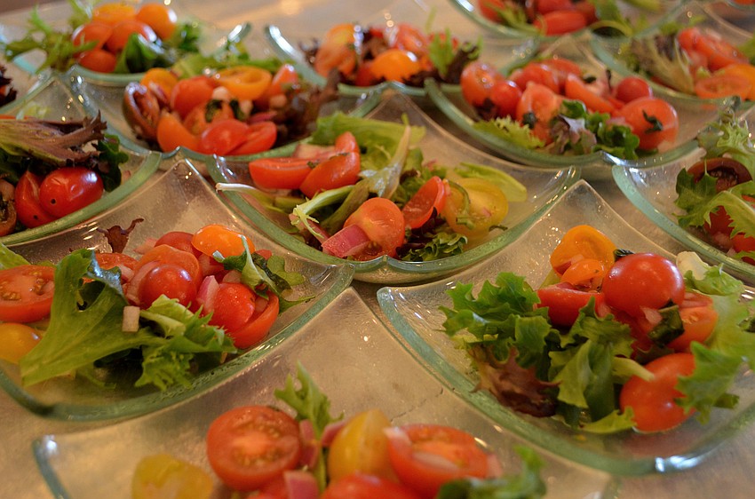 The ladies enjoyed a buffet-style lunch complete with three salad options including market salad.