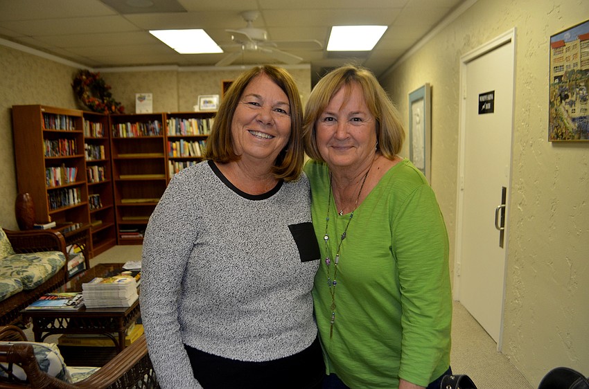 Cathy Bishop and Joann Schwencke