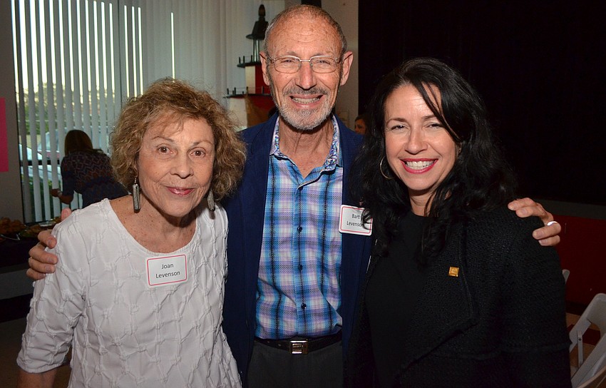 Joan and Bart Levenson with Kay Mathers