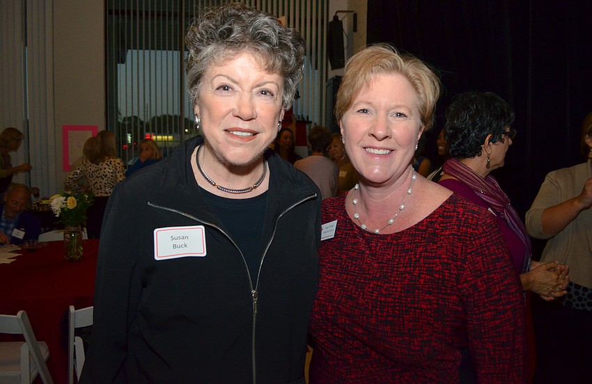 Susan Buck and Girls Inc. of Sarasota County Executive Director Angie Stringer