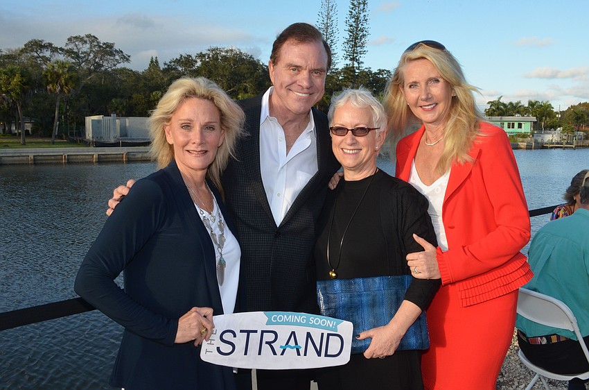 Kim Githler, developer Jim Bridges, Betsy Kane-Hartnett and Elita Krums-Kane