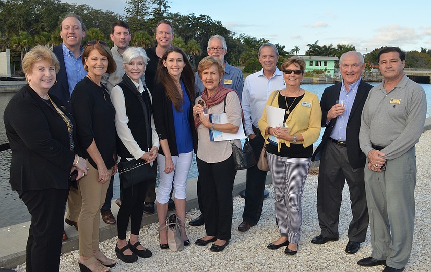 (Back) Ben Bates, Brock Doyle, Robert Livengood, Craig Cameron and James Brown with (front) Brenda Cozy, Tina Johns, Mary Hale, Bonnie Haytcher, Loretta Friedman, Elaine and Robin Adair and Dyrk Dahl