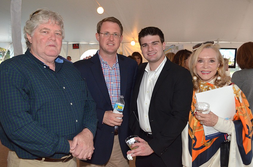 Tony Polk, Aaron West, Charlie Githler and Margaret Wise