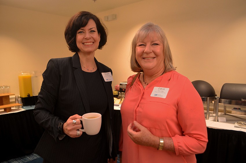 Gayle Logan and Carol Erker