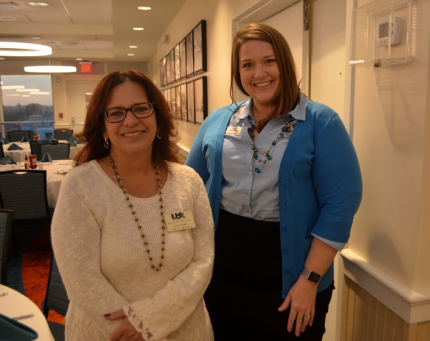 Susan Smith of the Town of Longboat Key and Amy Doran of Sarasota County Tax Collector