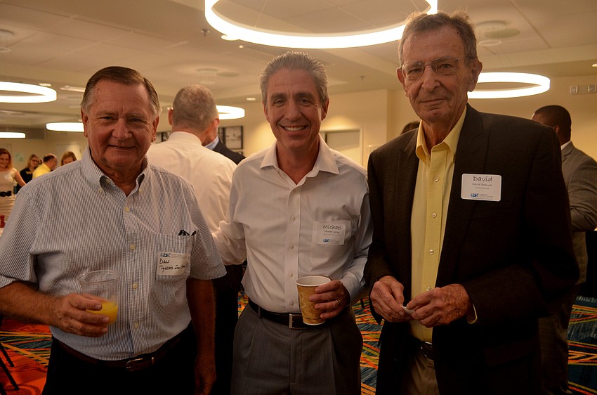 Dan Alderson of Tyler’s Ice Cream, Michael Garey of The Lazy Lobster and David Brenner