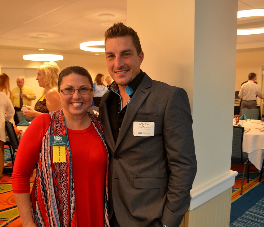 Debbie Shaffer with her son Ryan