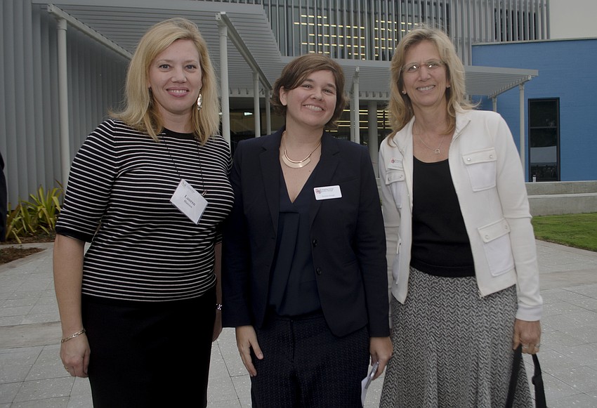 Lauren Hanson, Ringling College of Art and Design Director of Library Services Kristina Keogh and Associate Director of Career Services Cynthia Flanagan.