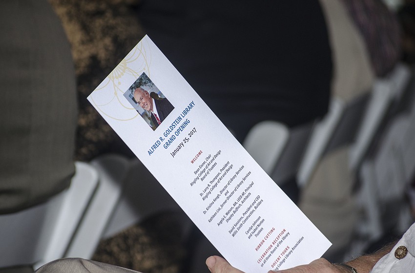The Alfred R. Goldstein was formally dedicated on Jan. 25.