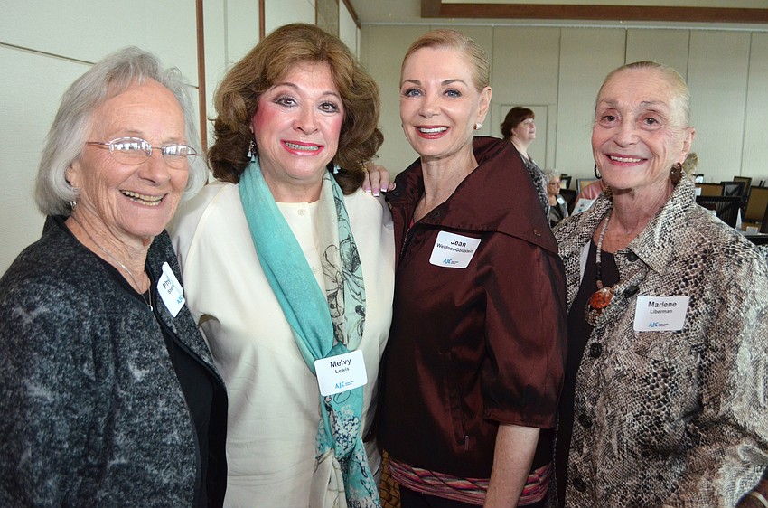 Phyllis Steingard, Melvy Lewis, Jean Weidner Goldstein and Marlene Liberman