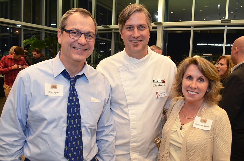 John Ayres, Greg Campbell and Deborah Ayres