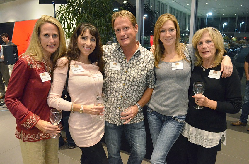 Tara Williams-Chavers, Eva Rickert, Troy Williams, Melanie Williams and her mother, Maryann Williams