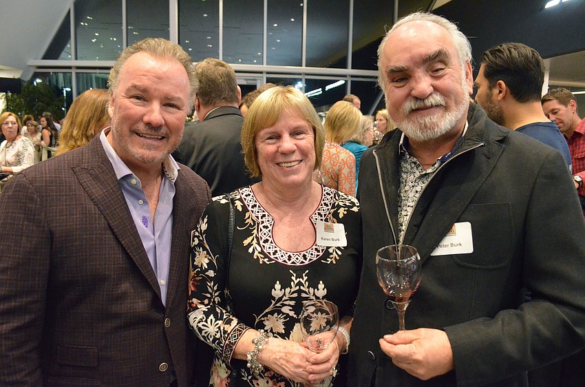 Michael Klauber with Karen and Peter Burk